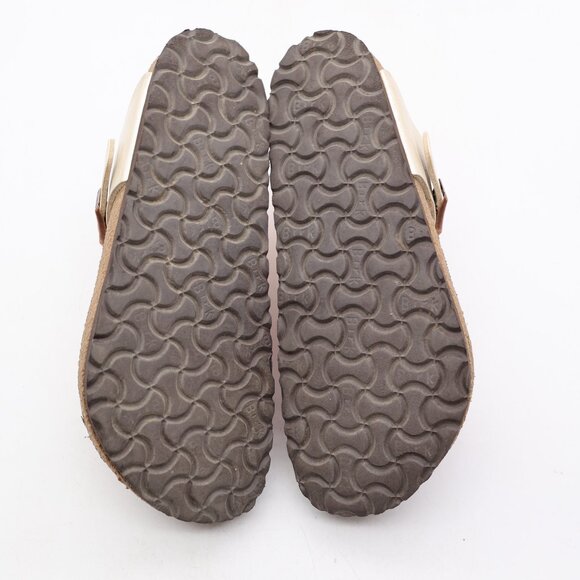 Birkenstock Gizeh Women's Size EU 39 US 8 Flip Flop Sandals Silver Birko-Flor - Picture 9 of 9